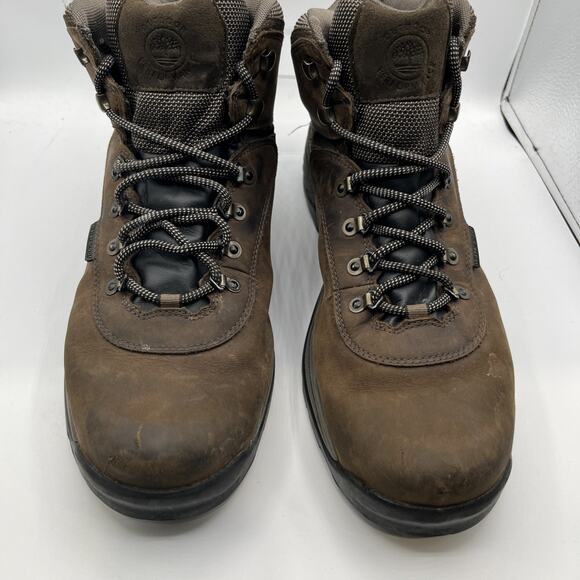Timberland Hiking Boots Mens Size 14 Dark Brown Leather Waterproof Ledge Mid main image 7